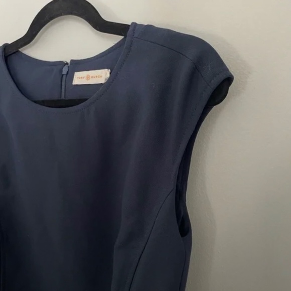 Tory Burch Navy Jane Dress Size 6 - Picture 3 of 6
